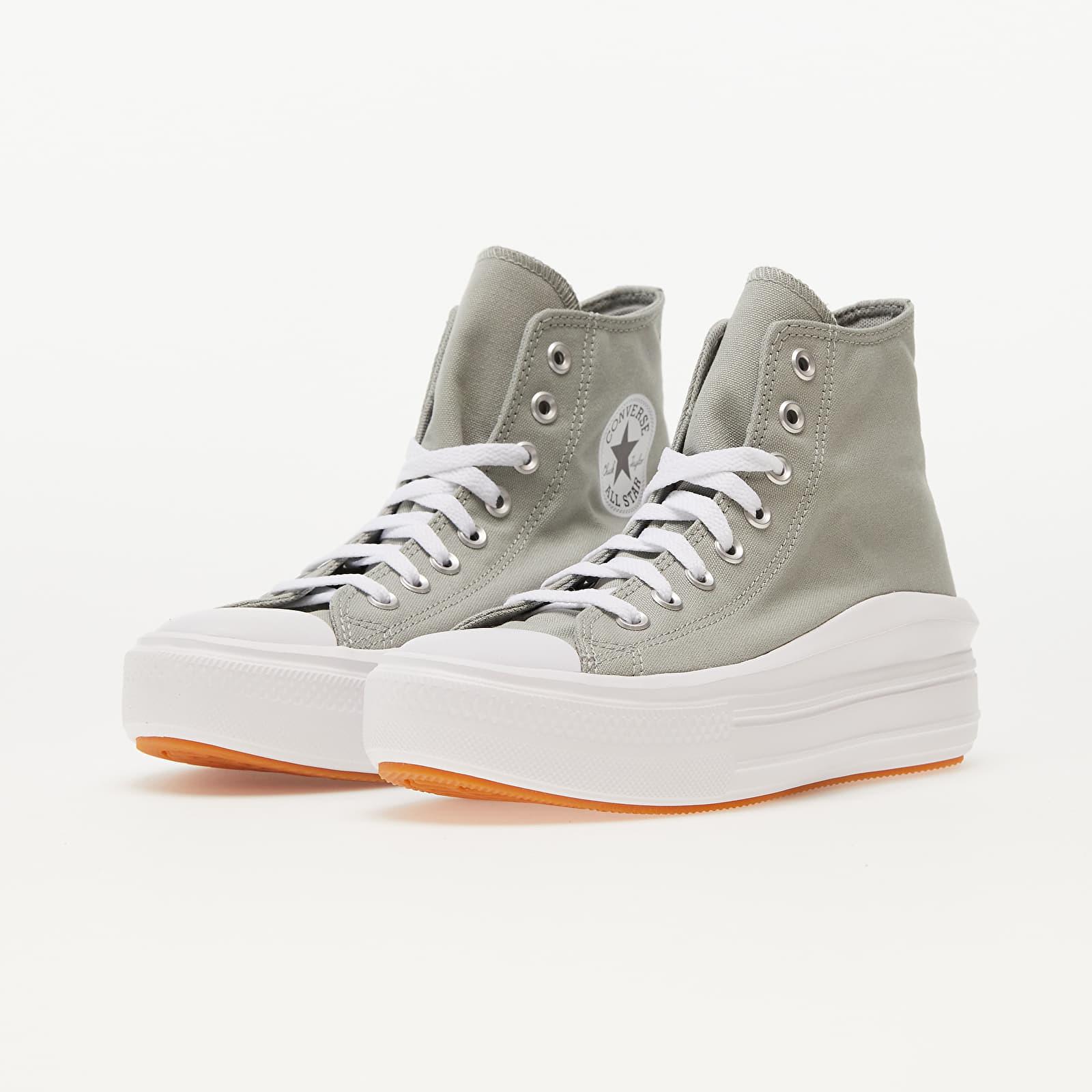 Converse Chuck Taylor All Star Move Hi Platform Slate Sage/ White/ White in  Gray | Lyst