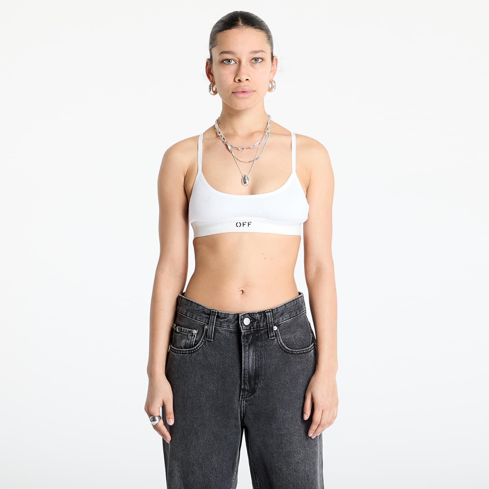 ブラジャー Off-White Sport Bra Off-White White Active Sports Bras | Mercari