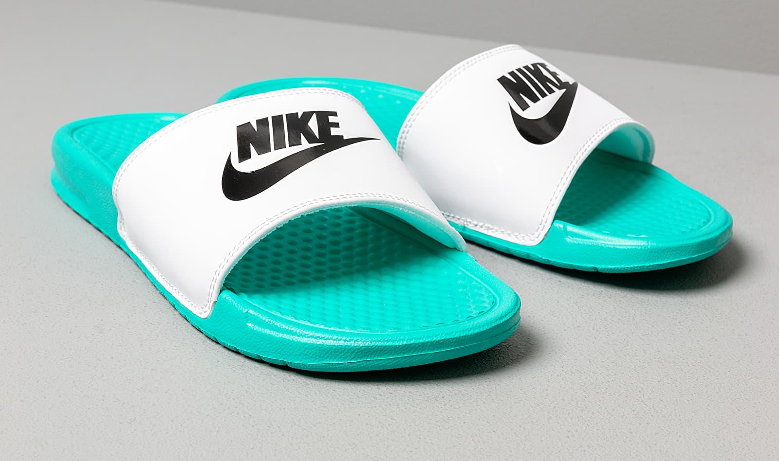 nike benassi hyper jade