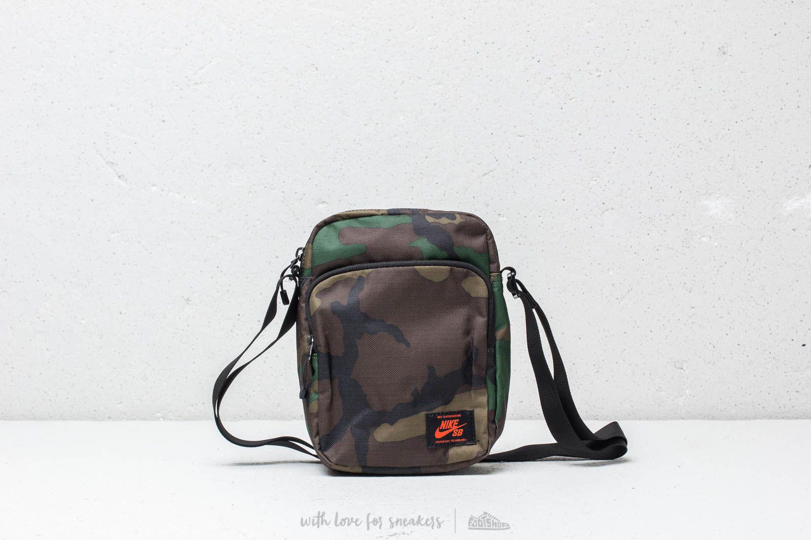 Nike Synthetic Sb Heritage Small Items Backpack Camo Green For Men Lyst