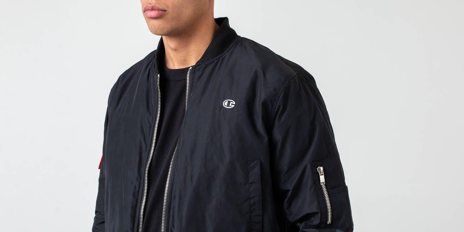 Champion Synthetic X Wood Wood Danny Bomber Jacket Black for Men - Lyst