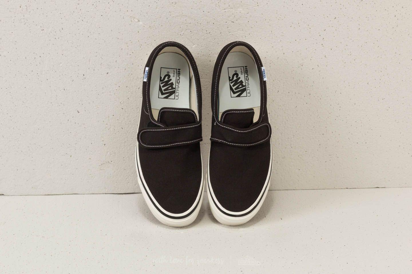 vans slip on 47 dx black