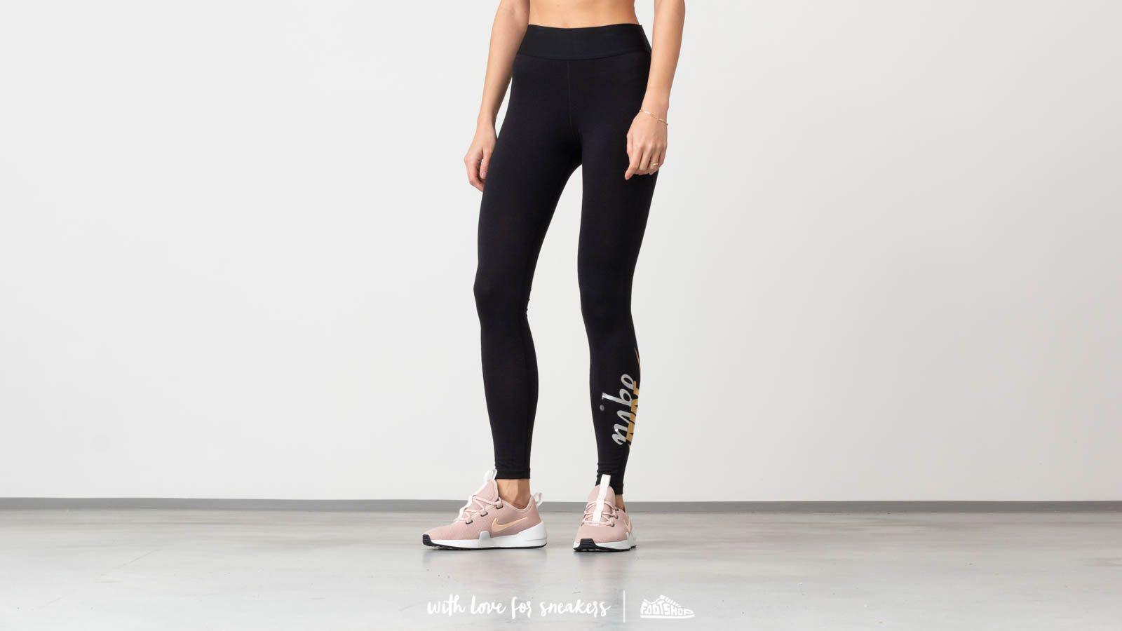 nike metallic leggings