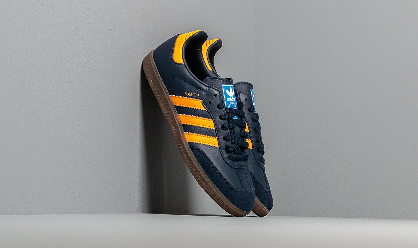 adidas samba blue and gold