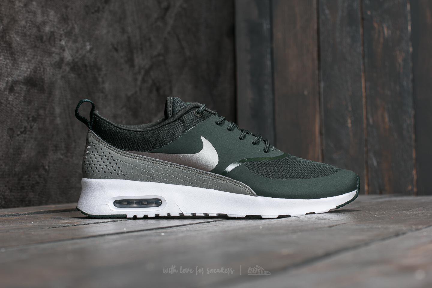 Nike Rubber W Air Max Thea Outdoor Green/ Metallic Pewter - Lyst