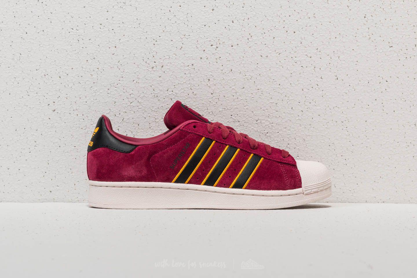 adidas Originals Adidas Superstar Red/ Core Black/ Yellow Adiprene for Men  | Lyst