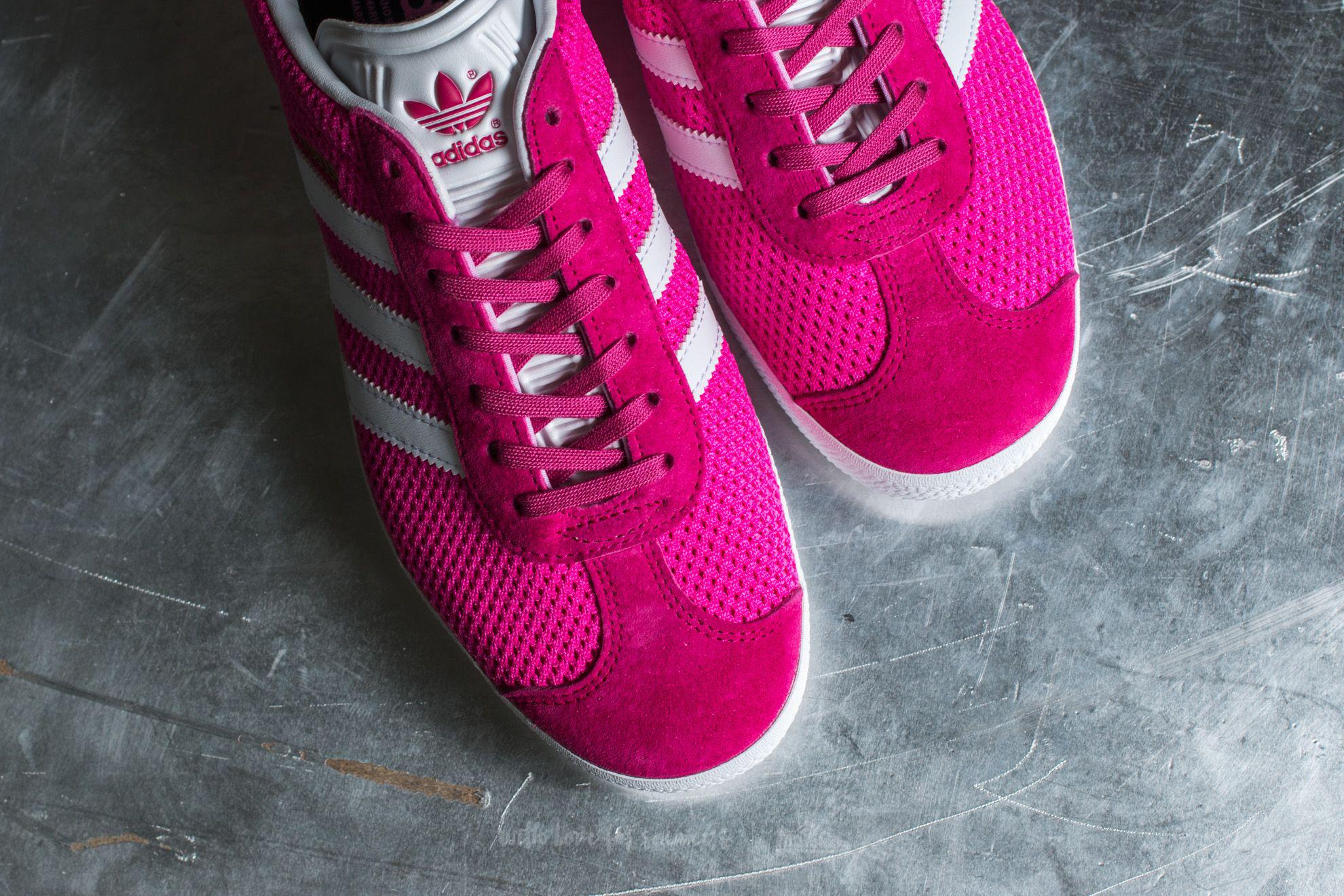 Adidas Originals Adidas Gazelle Shock Pink Ftw White Adidas Originals Adidas Gazelle Shock Pink Ftw White