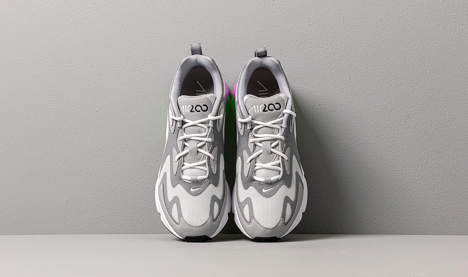 Nike Grey Air Max 200 Sneakers in Metallic | Lyst