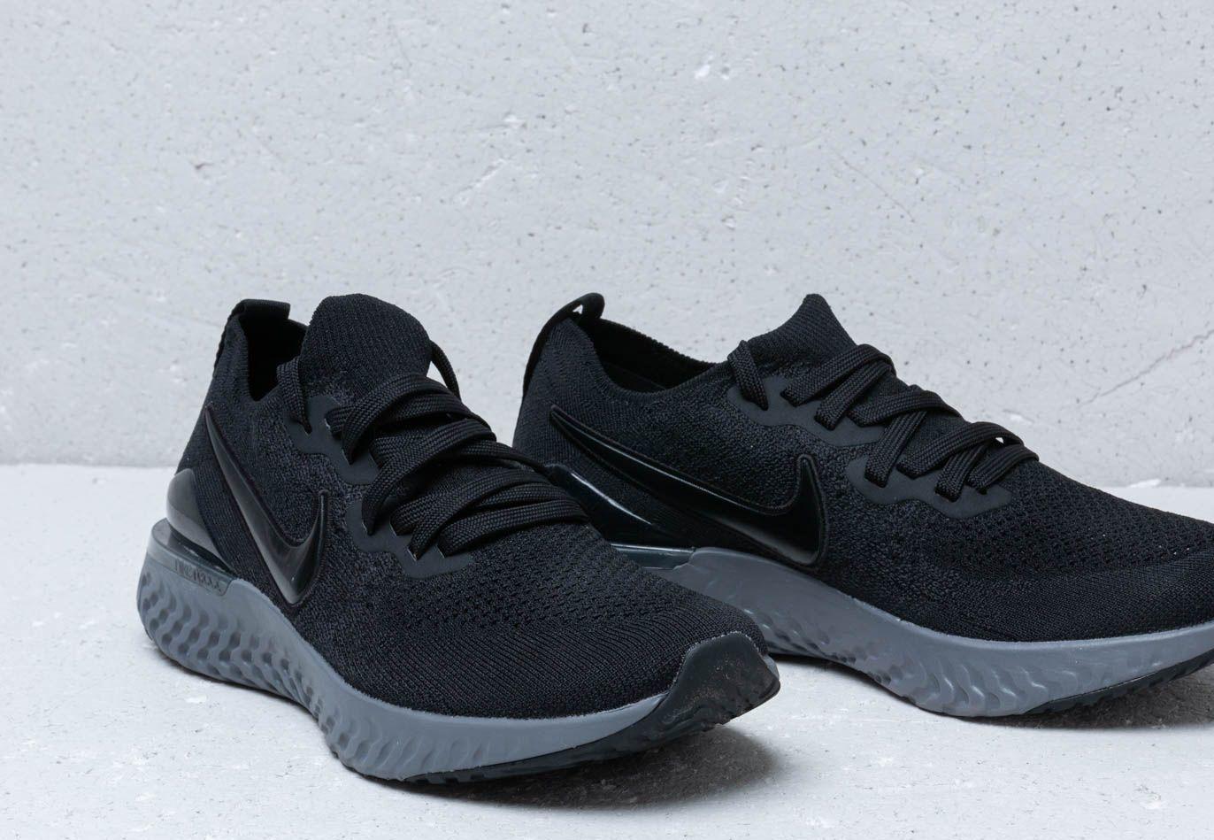 nike epic react flyknit 2 negro