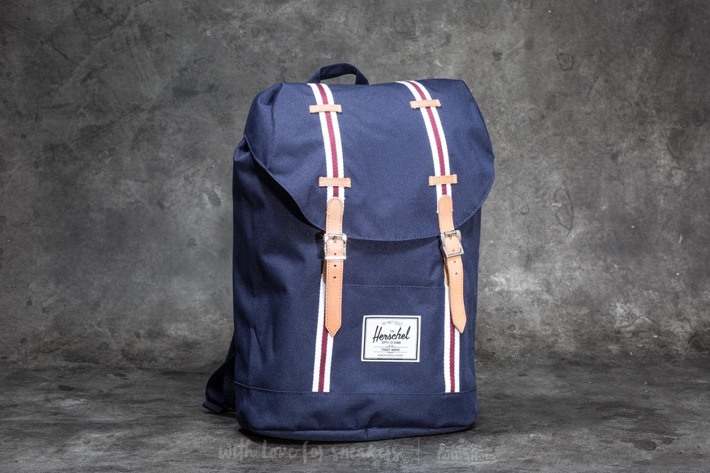 Herschel Supply Co. Synthetic Retreat Backpack Peacoat/ White/ Windsor Wine  in Blue | Lyst