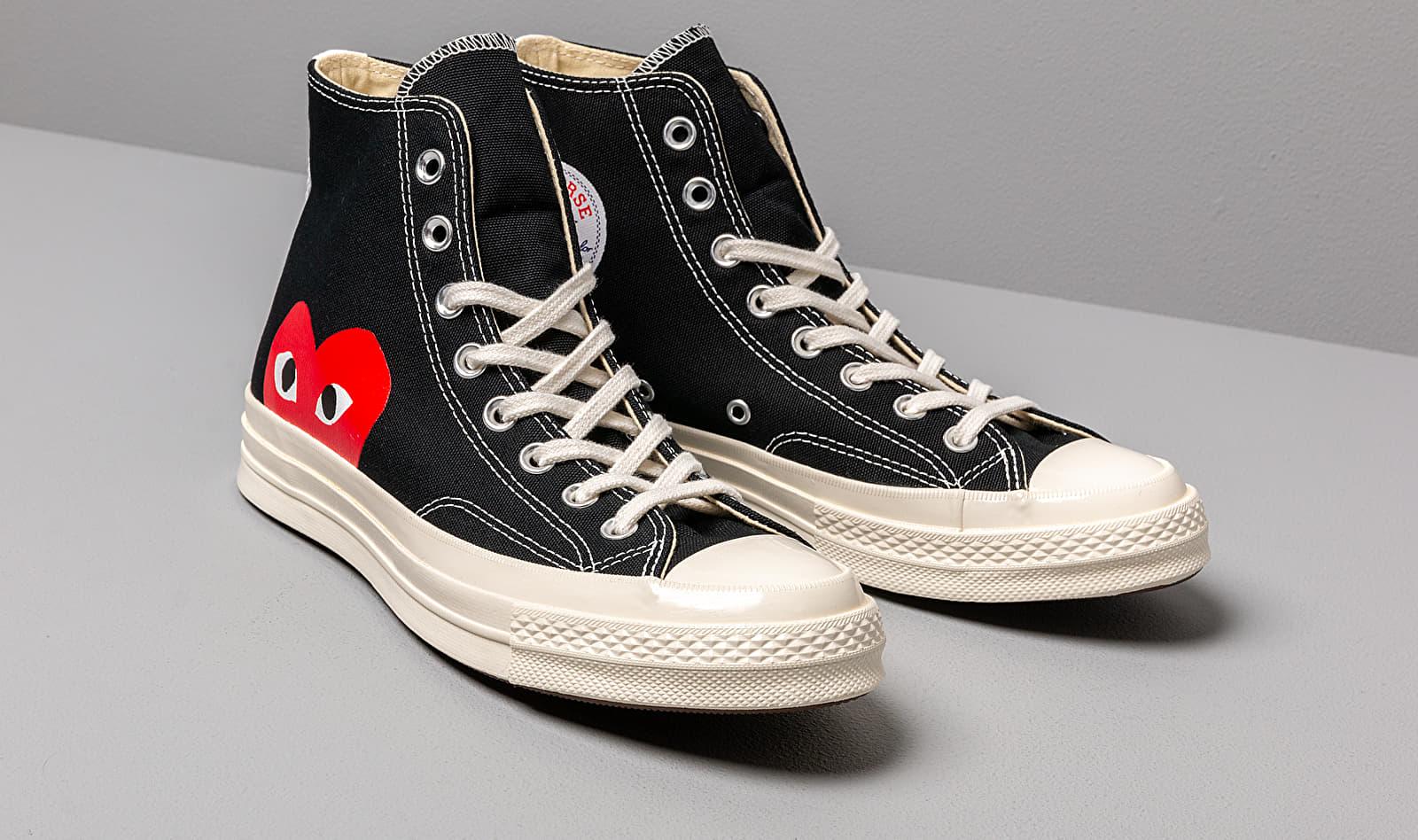 Comme Des Garcons Play Black Converse Edition Half Heart Chuck 70 High Sneakers Save 24 Lyst Comme Des Garcons Play Black Converse Edition Half Heart Chuck 70 High Sneakers Save 24 Lyst