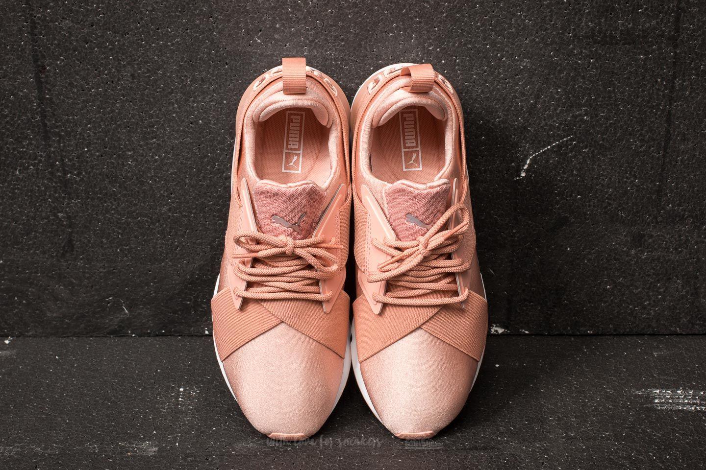 PUMA Muse Satin Ep Wn's Peach Beige- White - Lyst