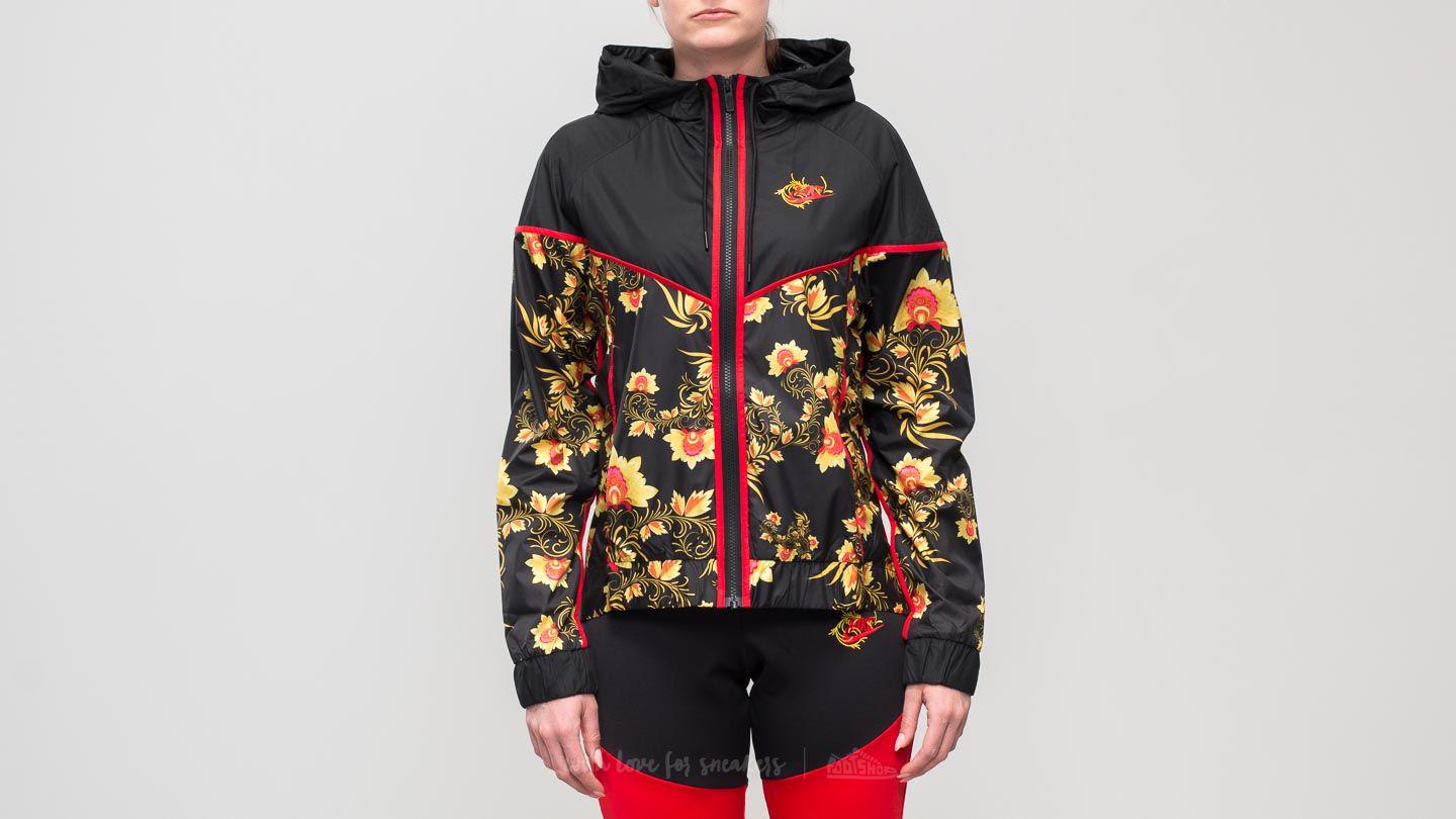 nike floral print jacket