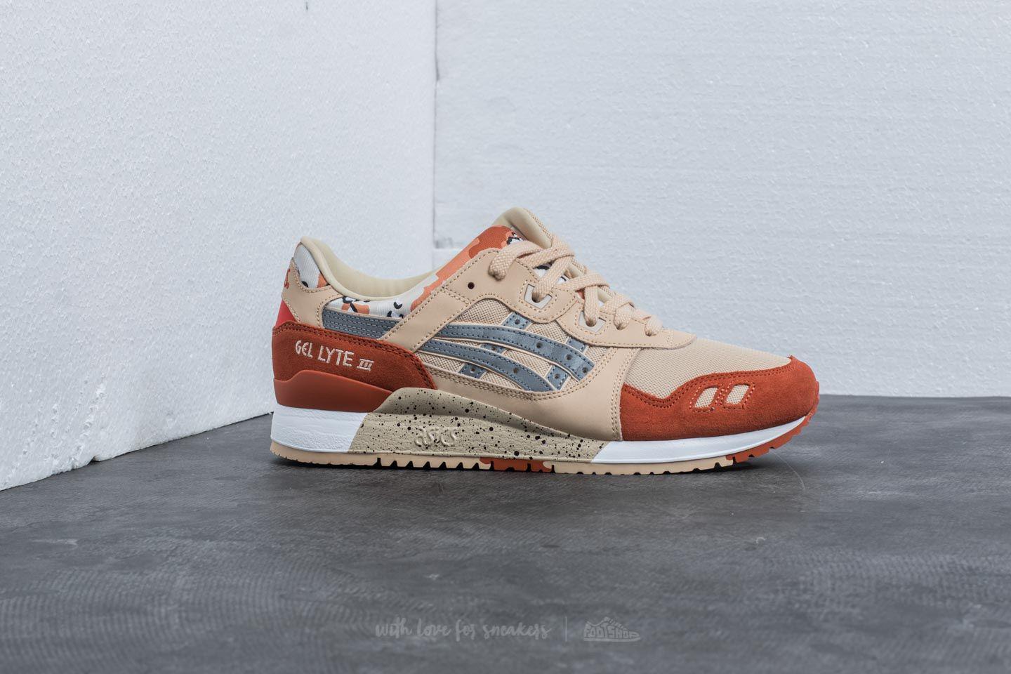 Asics Leather Gel-lyte Iii Marzipan/ Silver for Men | Lyst