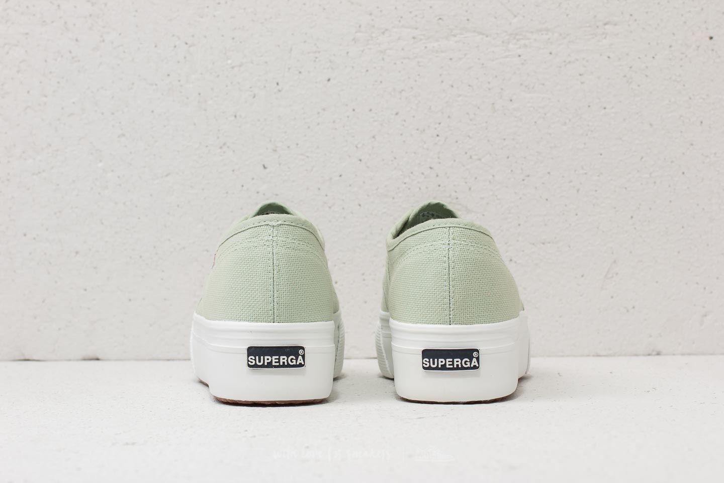 superga flatform mint