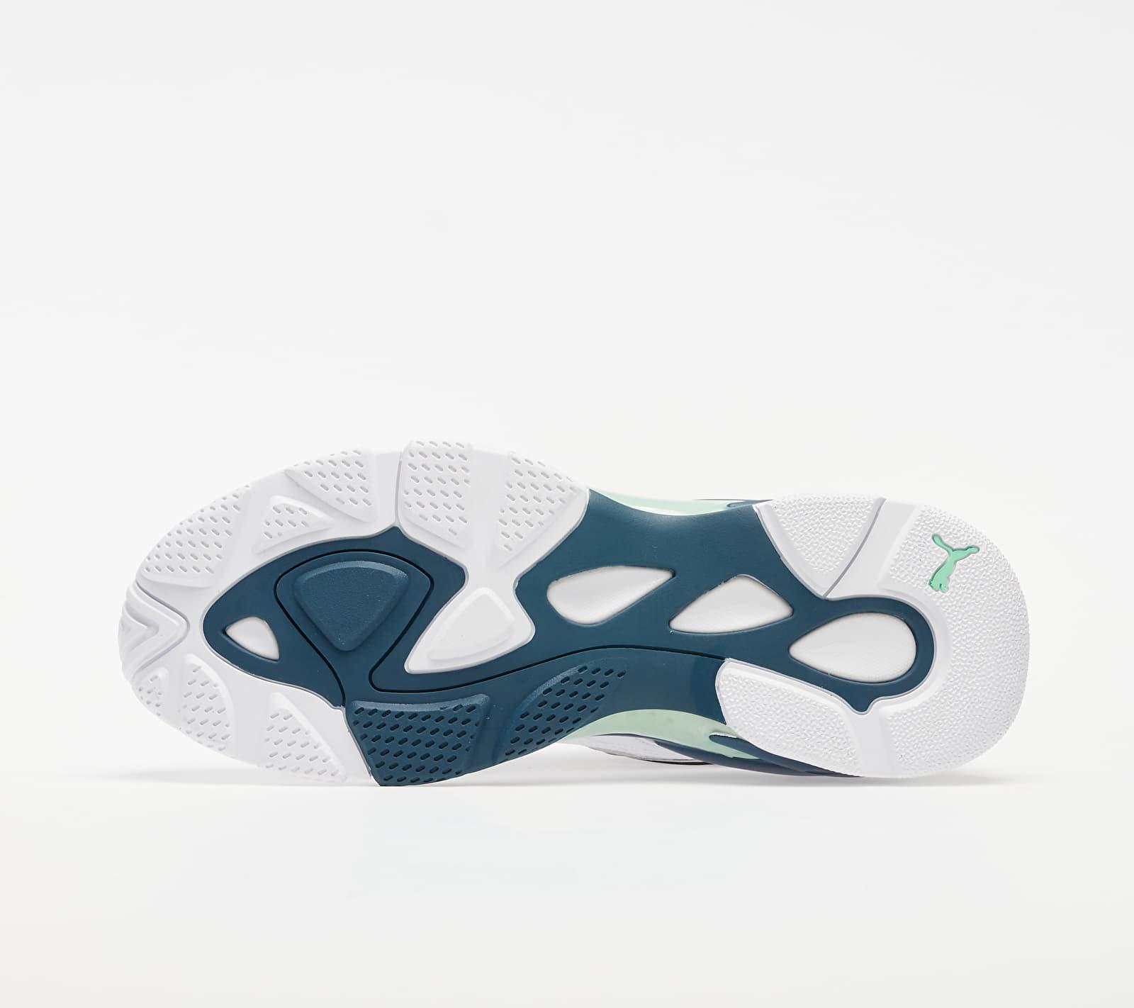 puma white dark denim