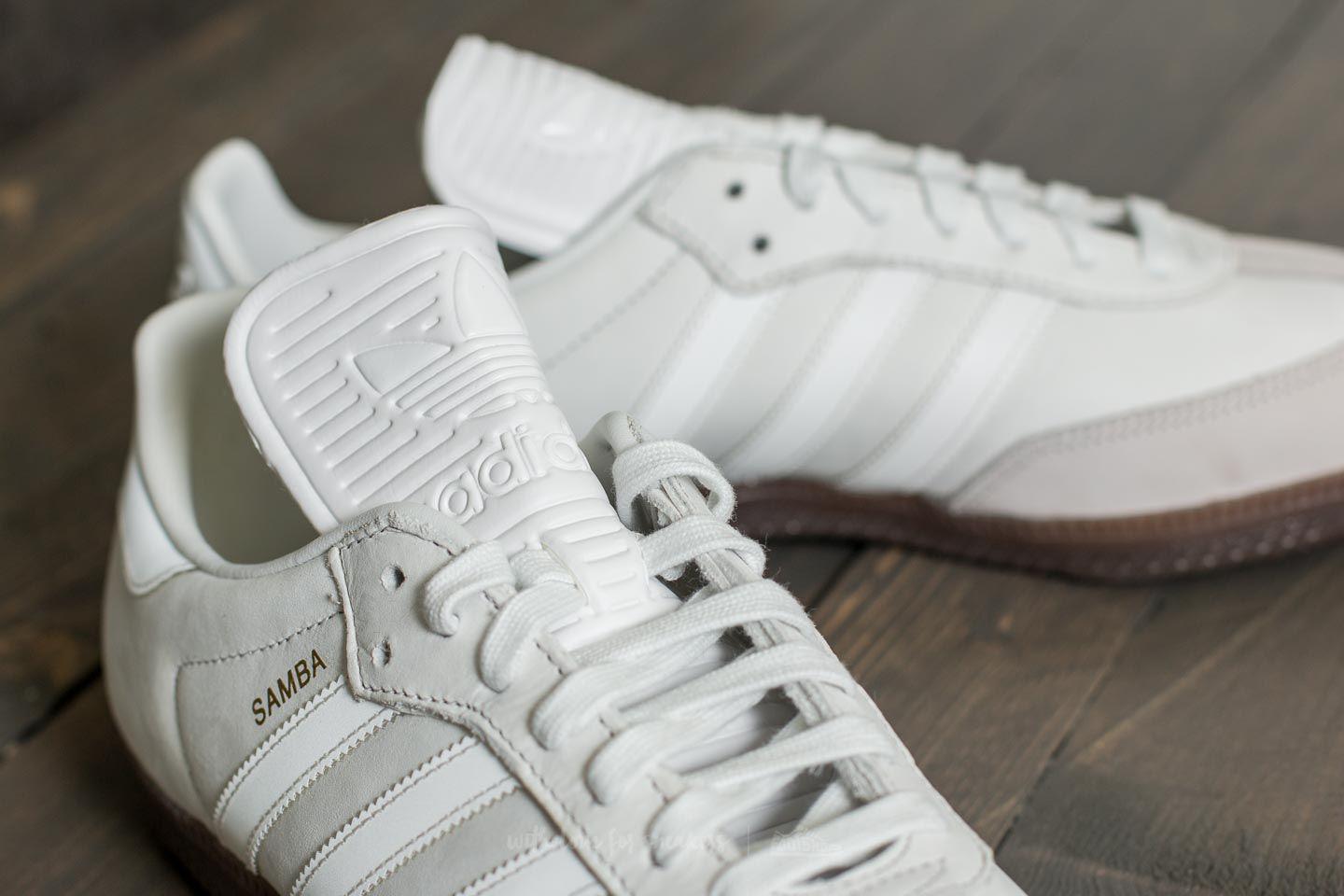 adidas Originals Leather Adidas Samba Classic Og Vintage White/ Reflective/  Pearl Grey in Gray for Men | Lyst