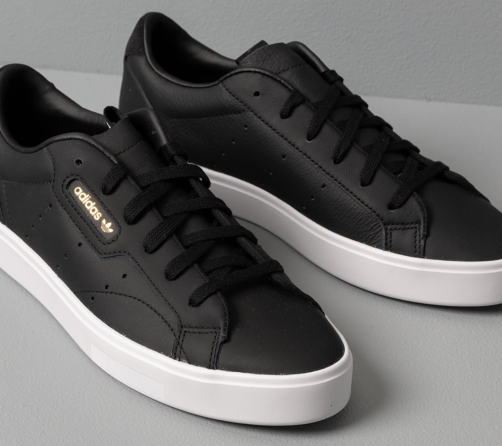 adidas sleek core black crystal white
