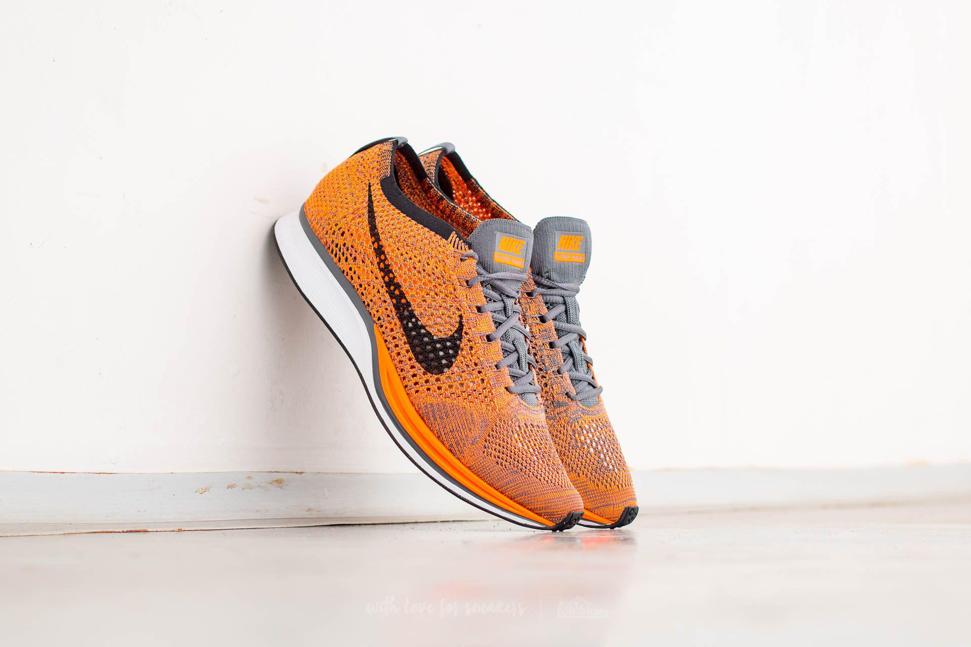 nike flyknit racer total orange