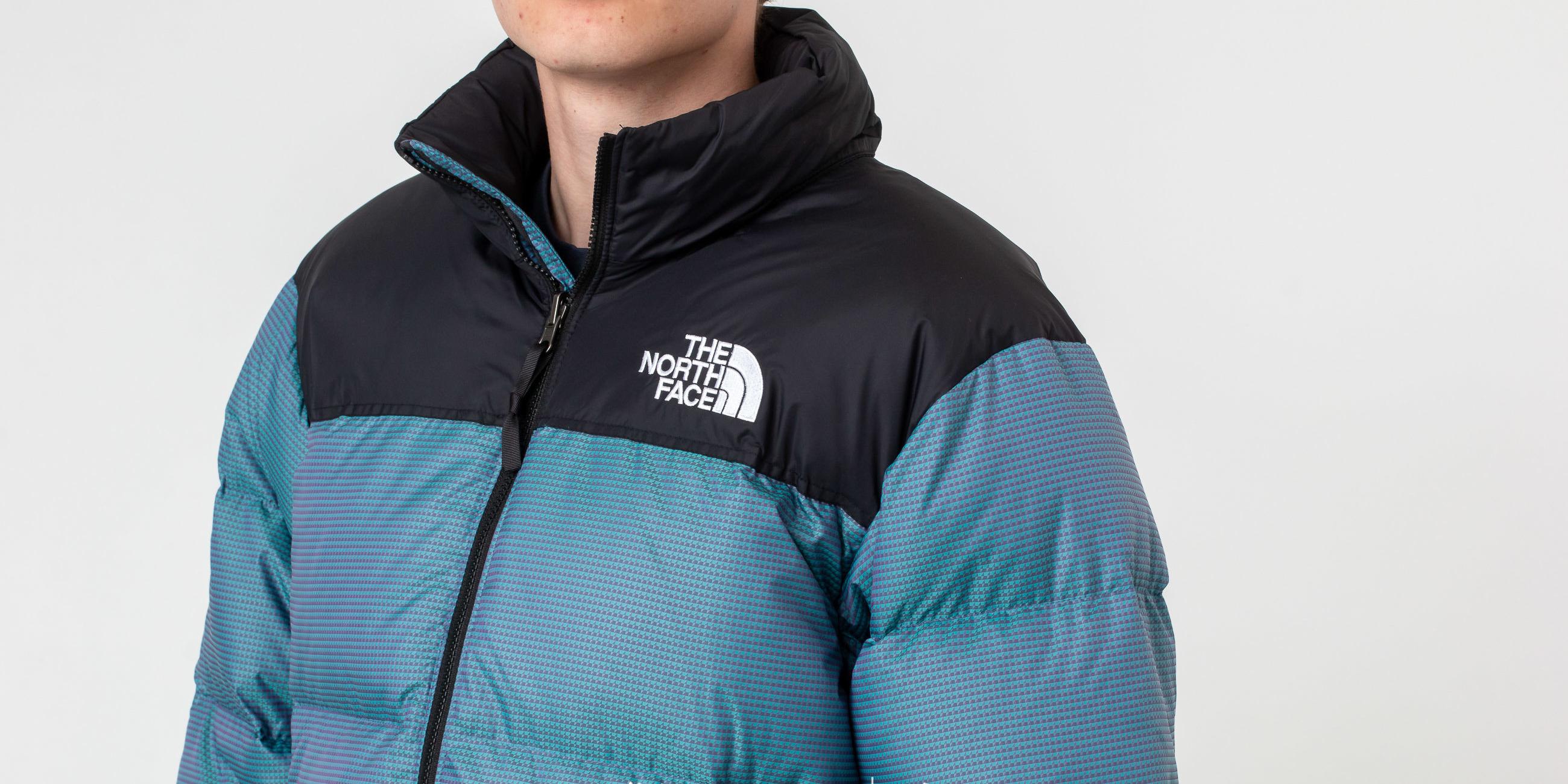 north face nuptse multicolor