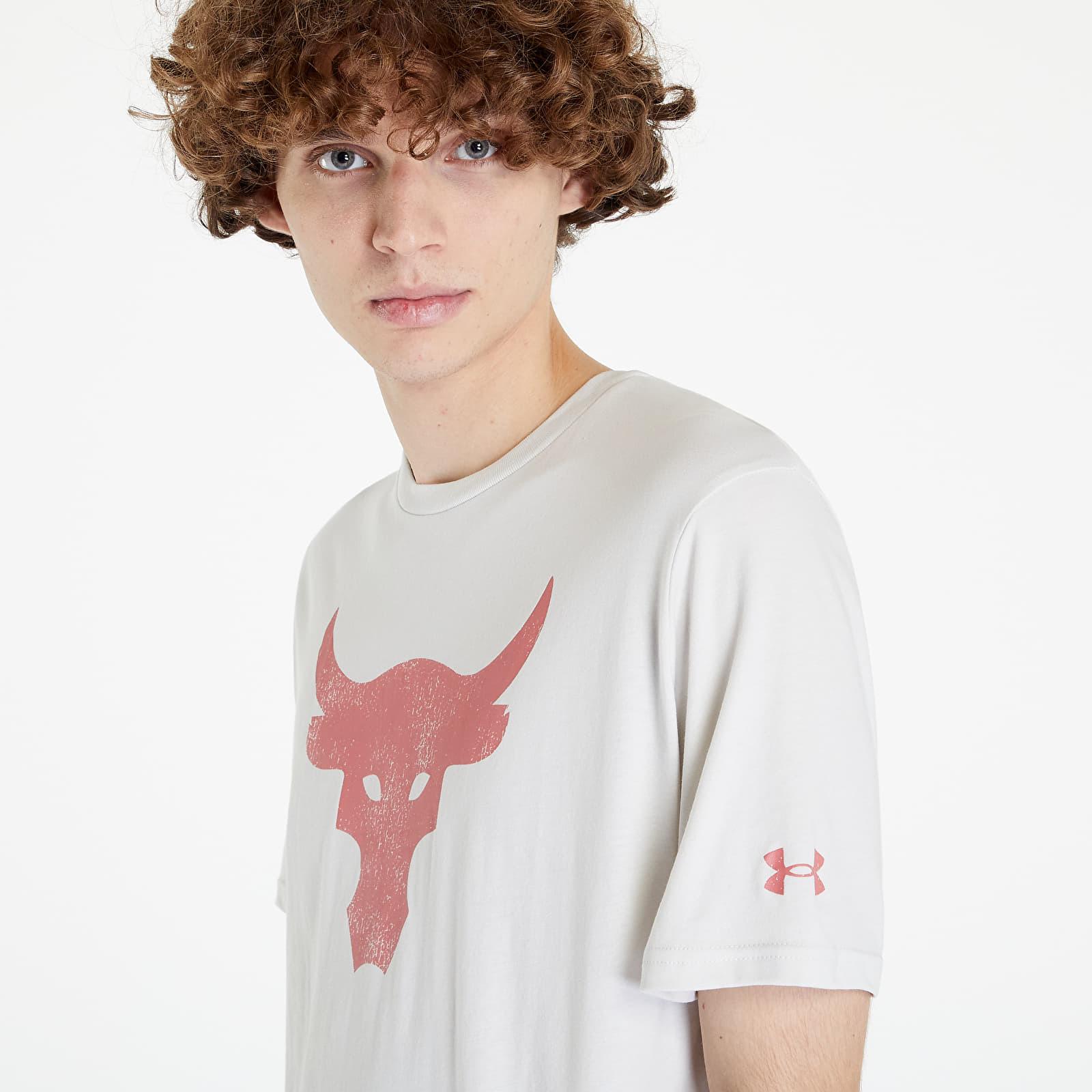 Under Armour Project Rock Brahma Bull Short Sleeve Summit White/ Deco