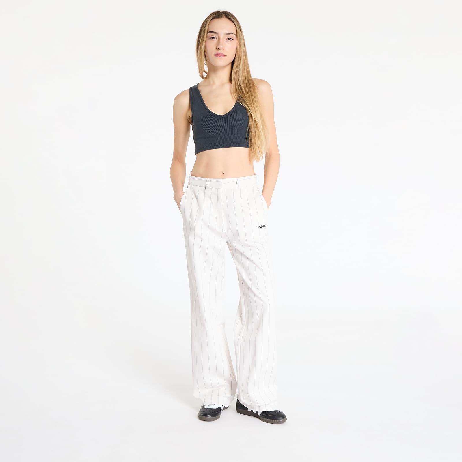 ボトムスその他 adidas Pinstripe Twill Loose Pants JJ3482 CLOTHING - Pinstripe Twill Loose Pants - Blue | adidas Oman