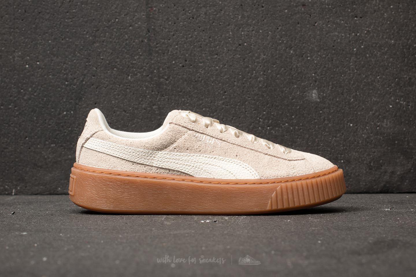 puma basket platform marshmallow