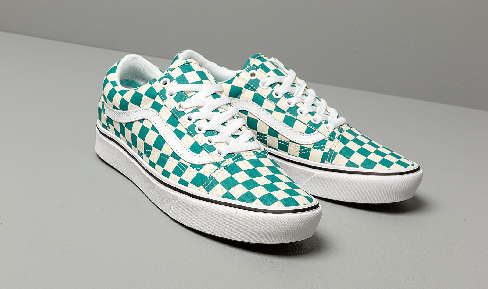 vans comfycush old skool green