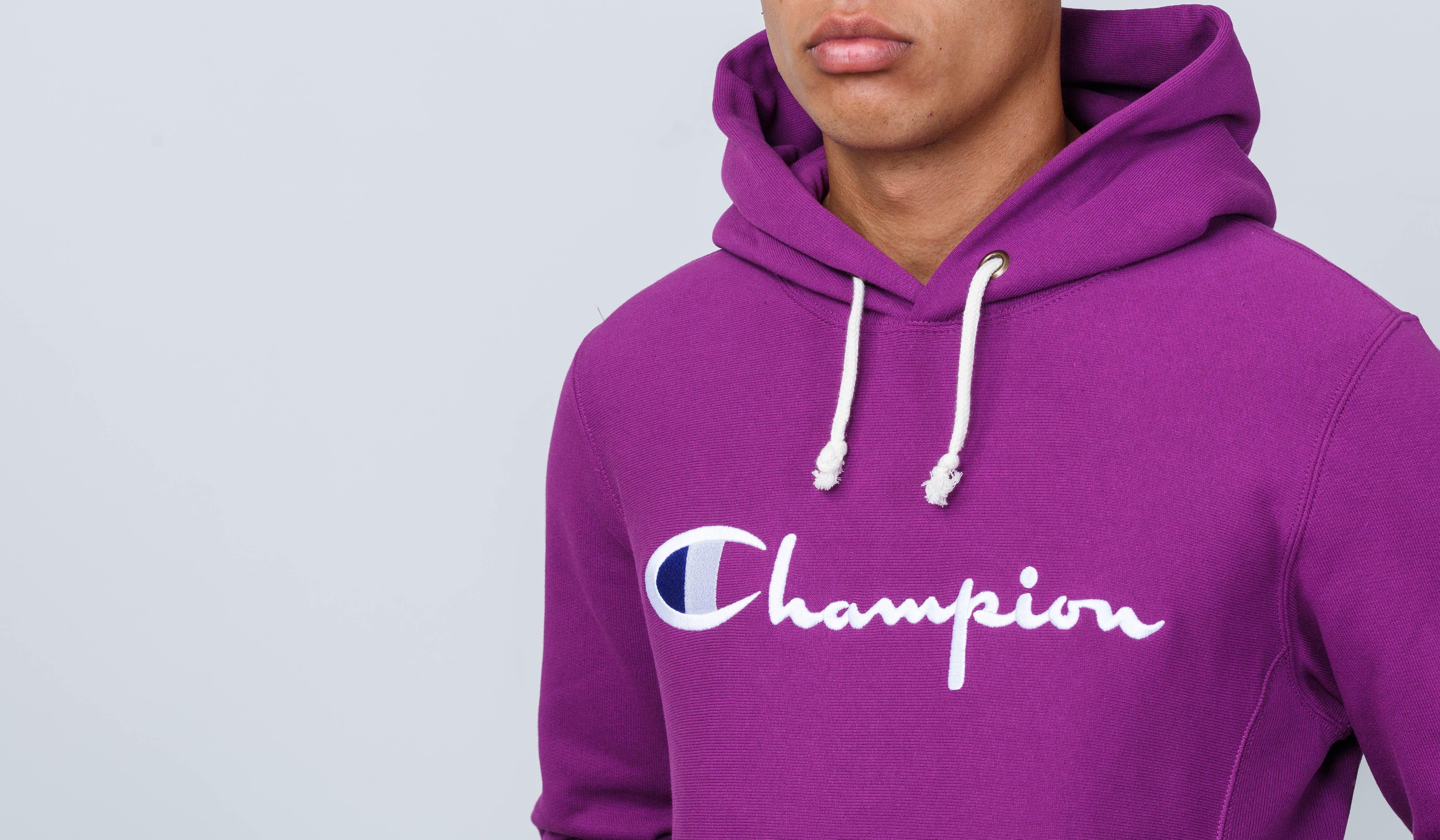 champion dark berry purple hoodie