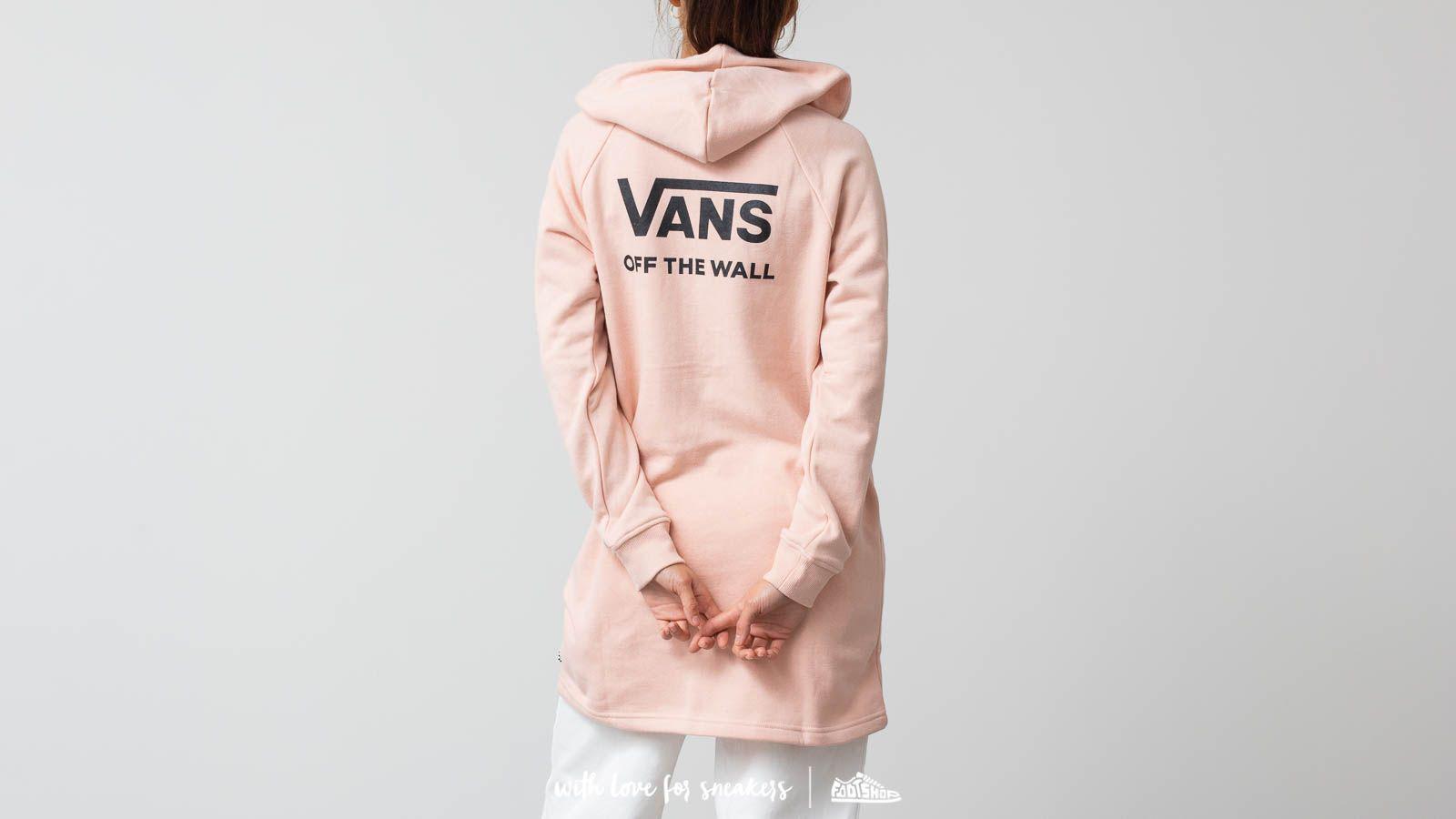 vans pink hoodie dress