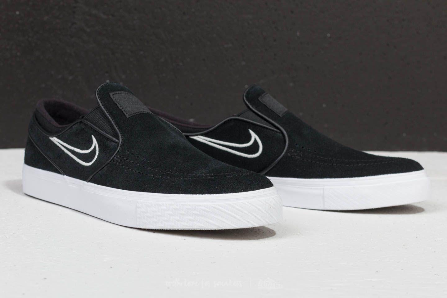nike janoski black slip on