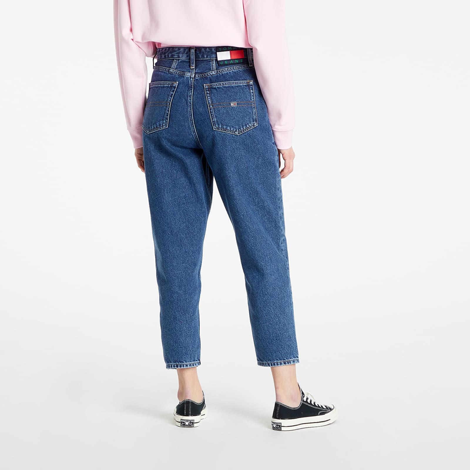 Tommy Jeans Ultra High Rise Tapered Mom Jeans Denim Dark Tommy Hilfiger en coloris Bleu Lyst