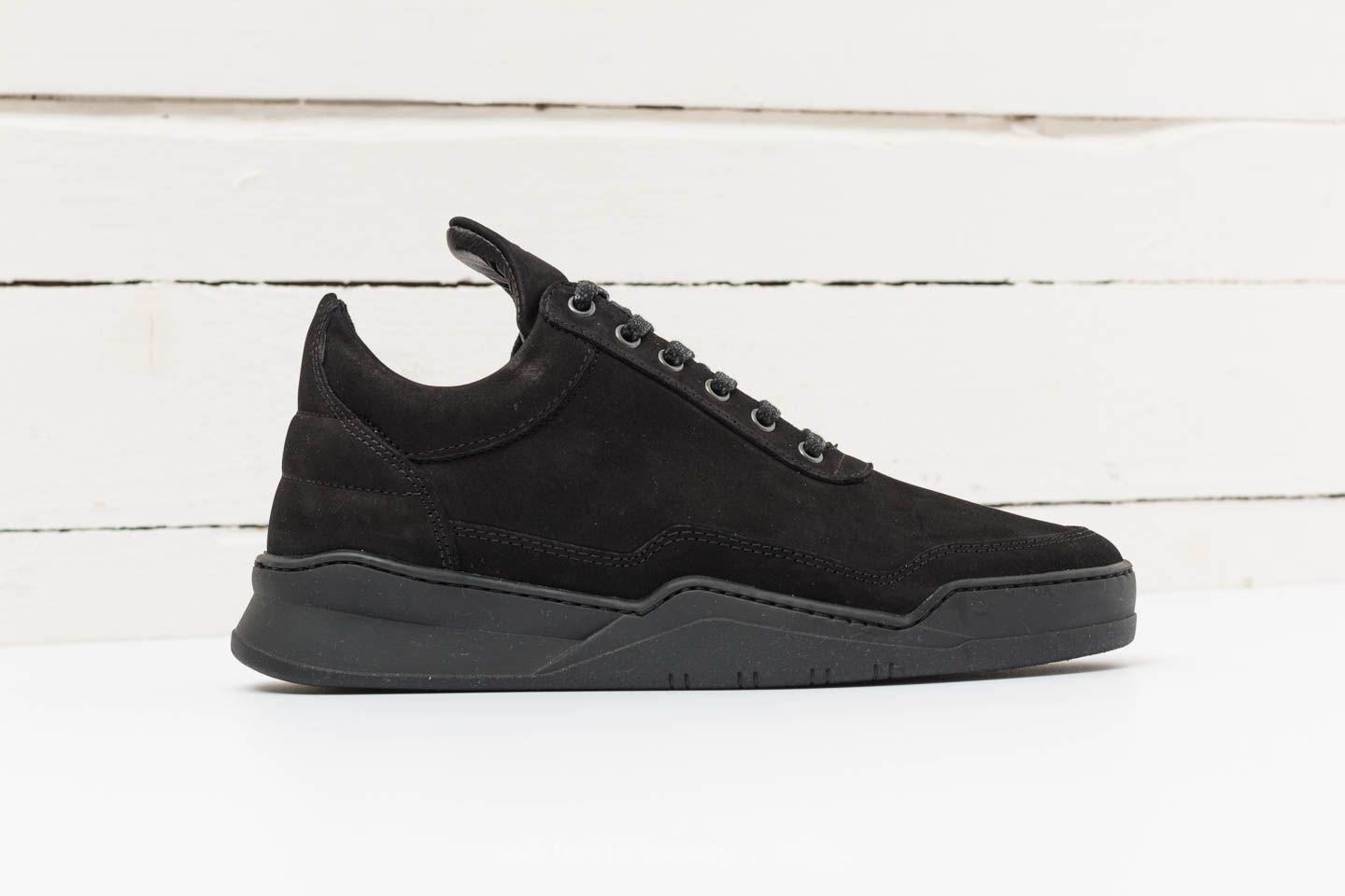 filling pieces low top ghost suede black