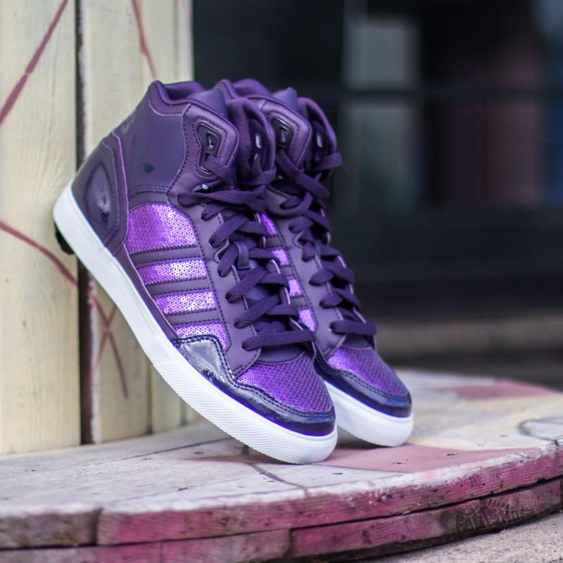 Odysseus kurve salt adidas Originals Adidas Extaball W Dark Violet/violet/white in Purple | Lyst