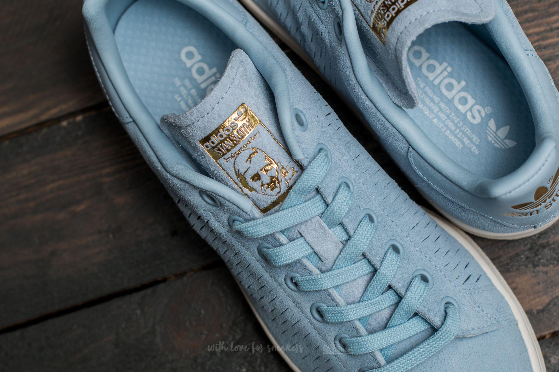 adidas originals easy blue stan smith sneakers