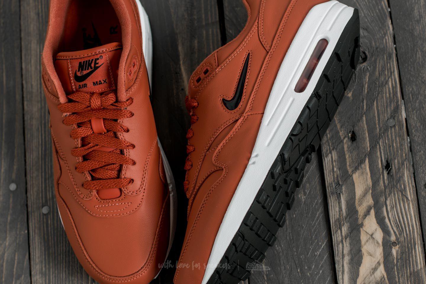 Nike Leather Air Max 1 Premium Sc Dusty Peach Black white Nike Leather Air Max 1 Premium Sc Dusty Peach Black white