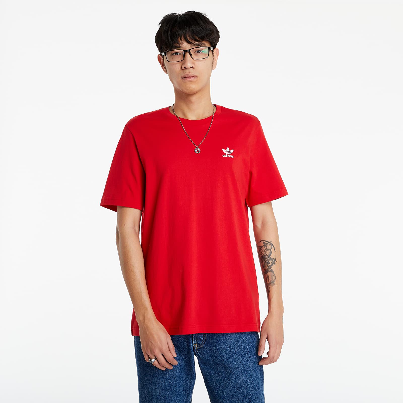 adidas Originals Adidas Loungewear Adicolor Essentials Trefoil Tee Scarlet  in Red for Men - Lyst