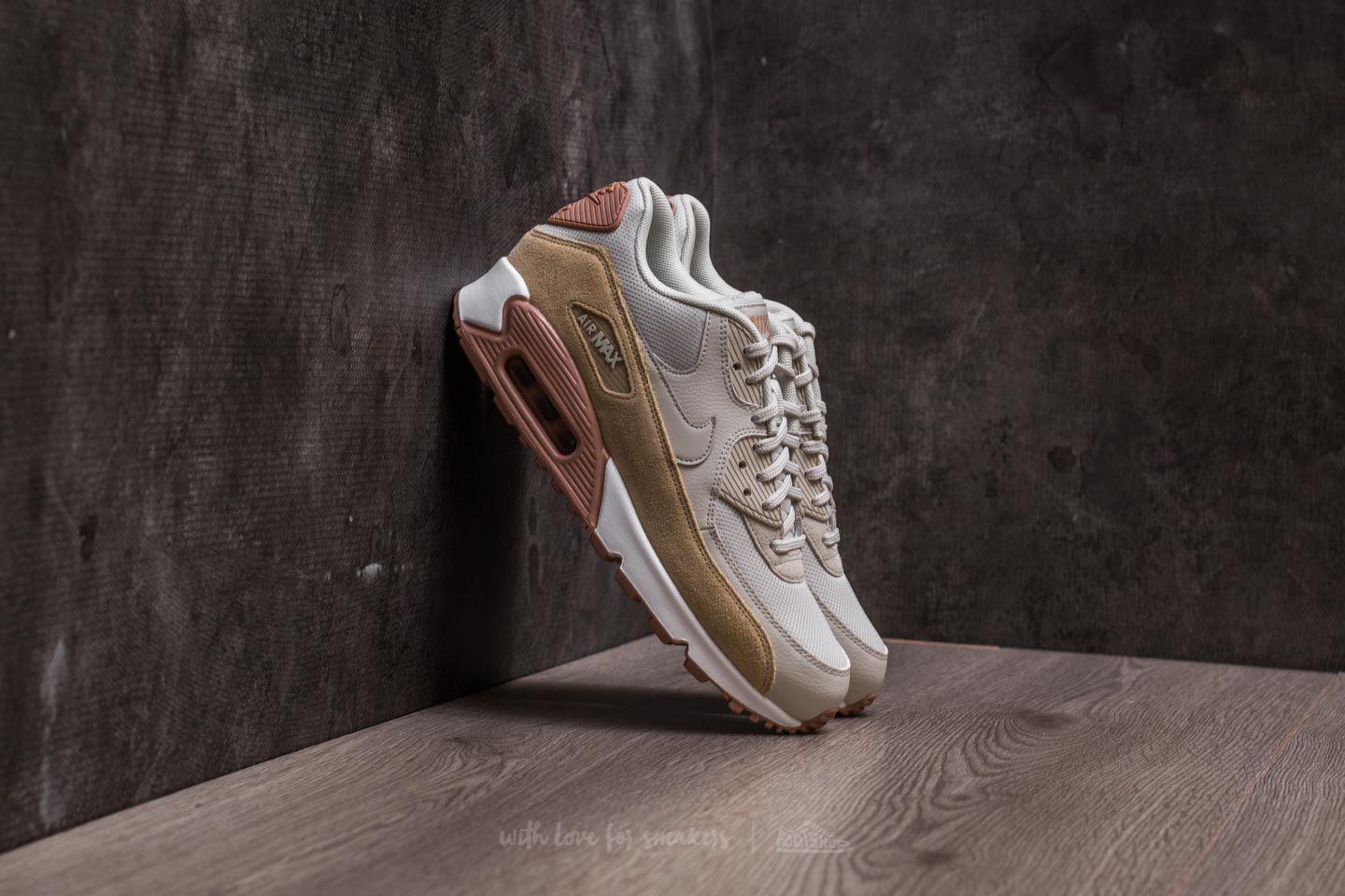 nike air max 90 light bone mushroom particle pink