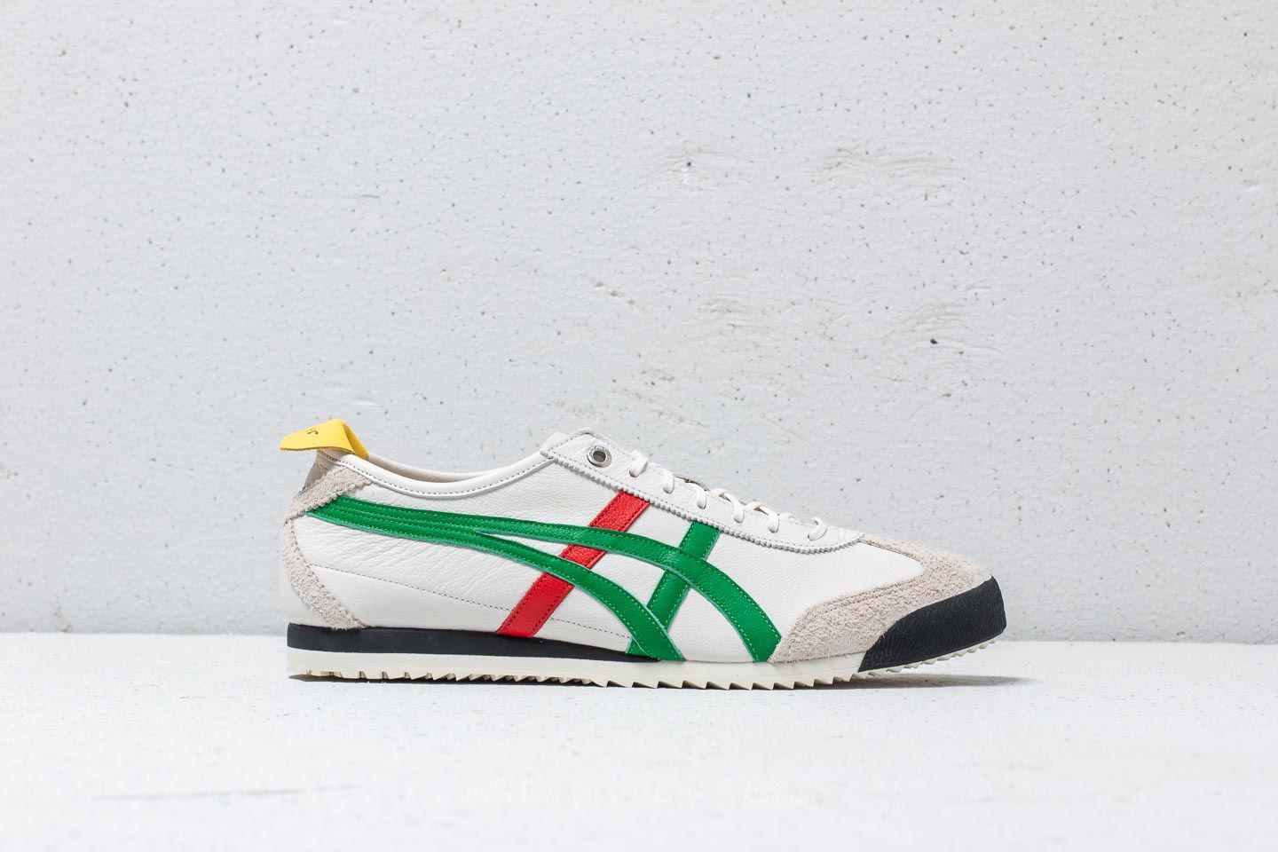 Onitsuka Tiger Leather Onitsuka Tiger Mexico 66 Sd Cream/ Green - Lyst