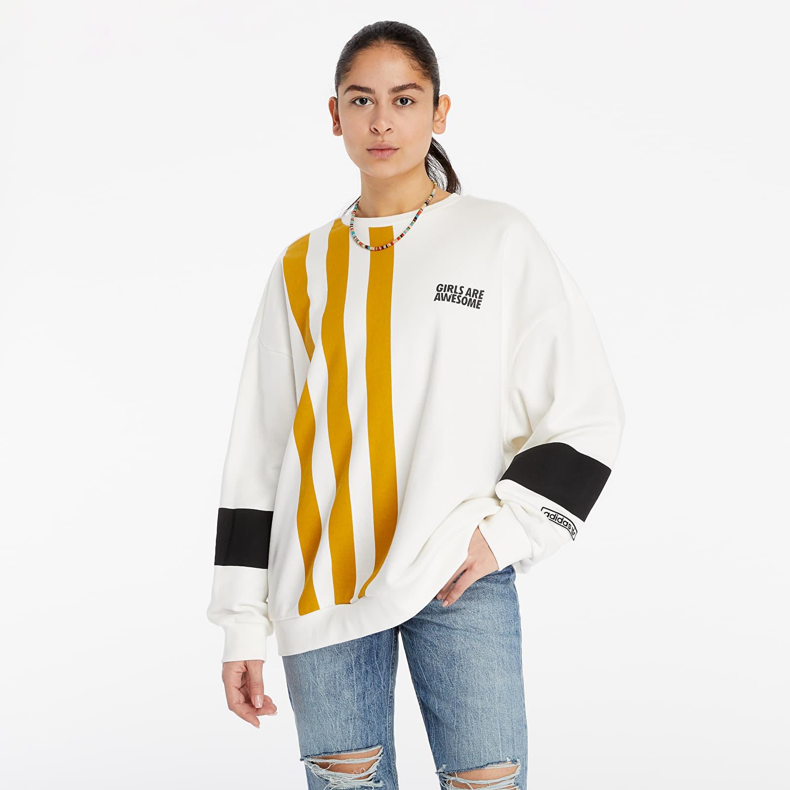 adidas Originals Adidas Girls Are Awesome Sweater Off White - Lyst