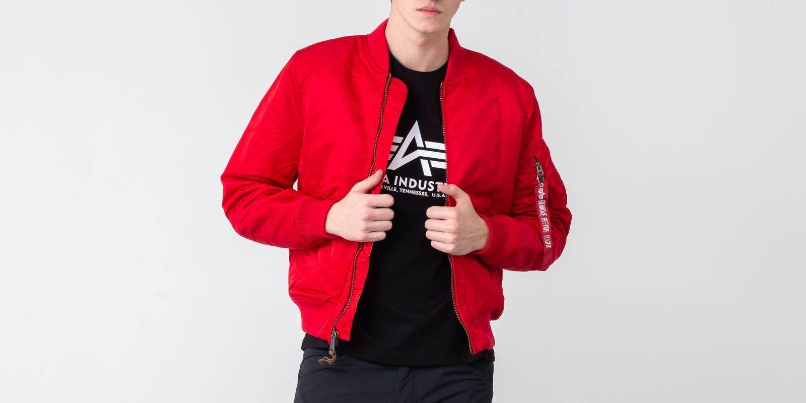 alpha industries red