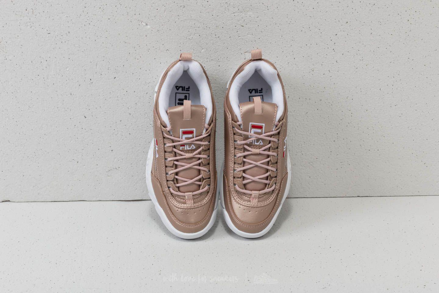 fila disruptor low rose gold