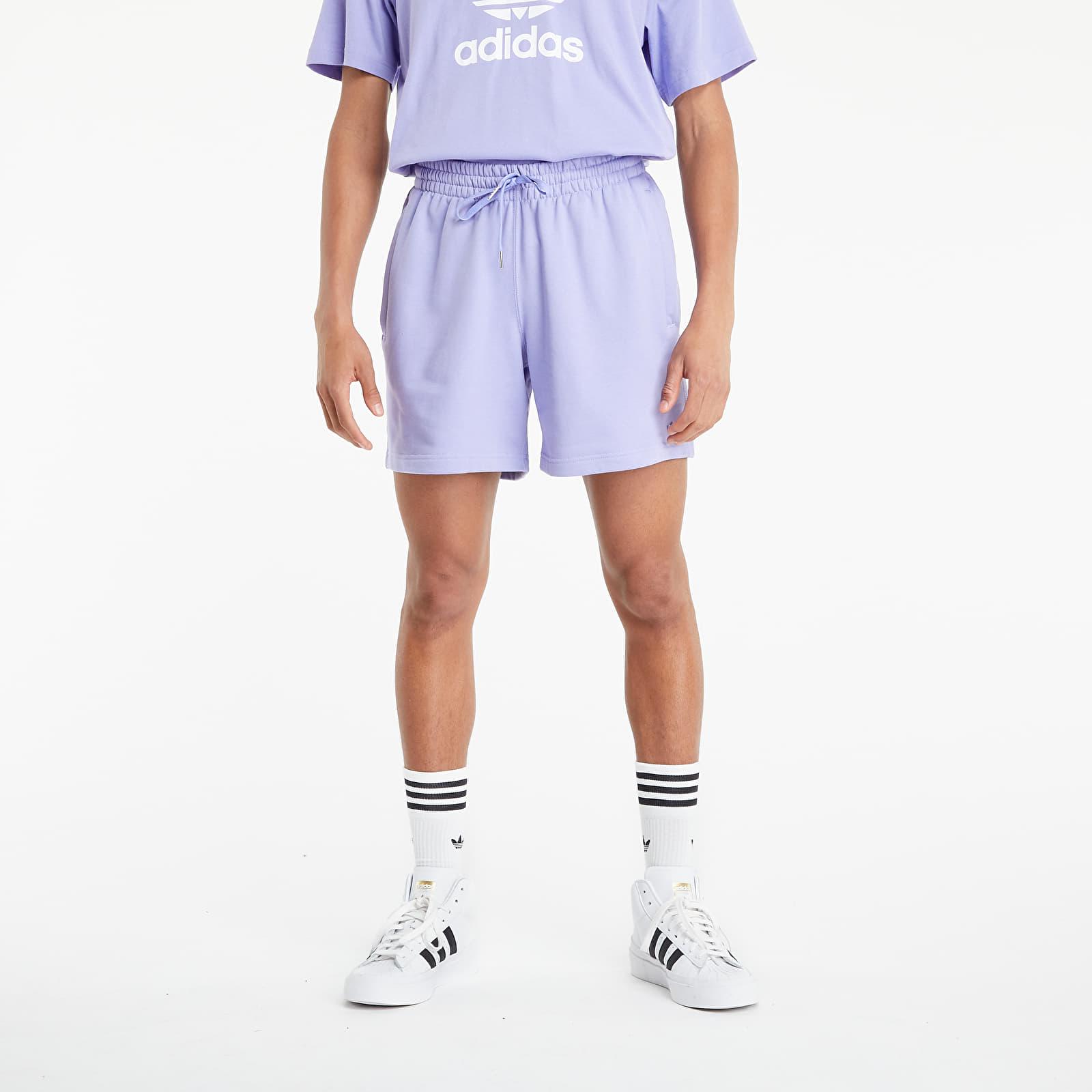 light purple adidas shorts