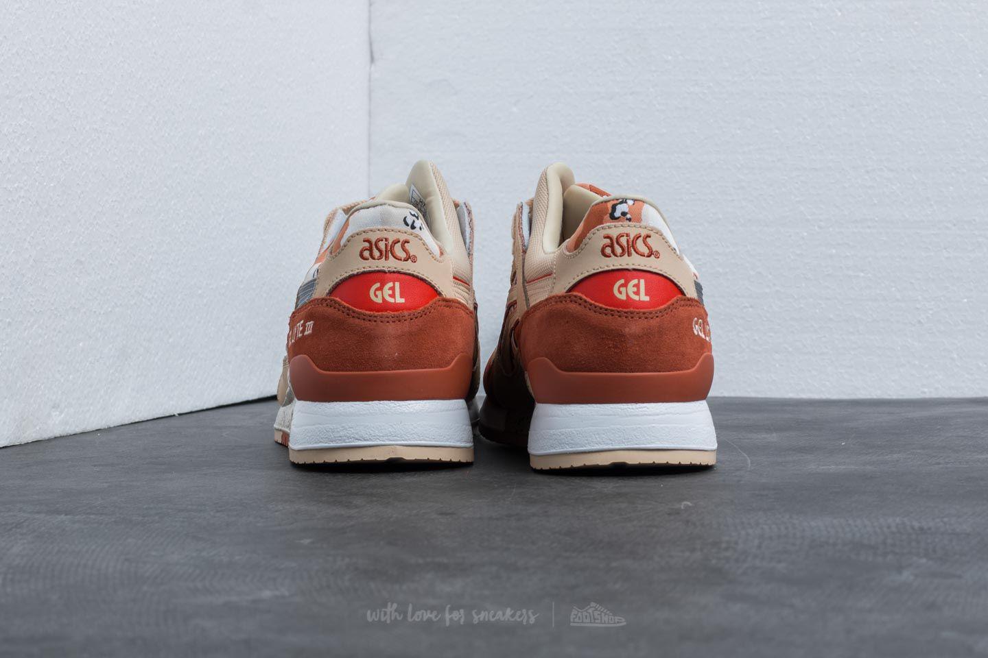 Asics Leather Gel-lyte Iii Marzipan/ Silver for Men | Lyst
