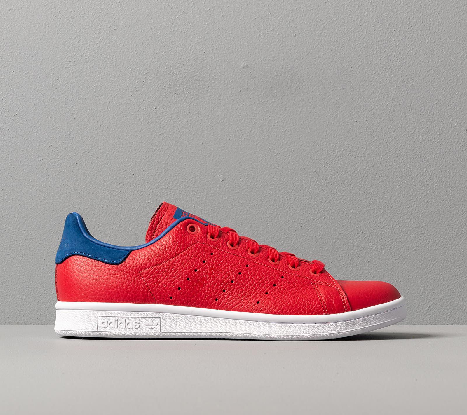 adidas Originals Adidas Stan Smith Scarlet/ Core Royal in Red for Lyst
