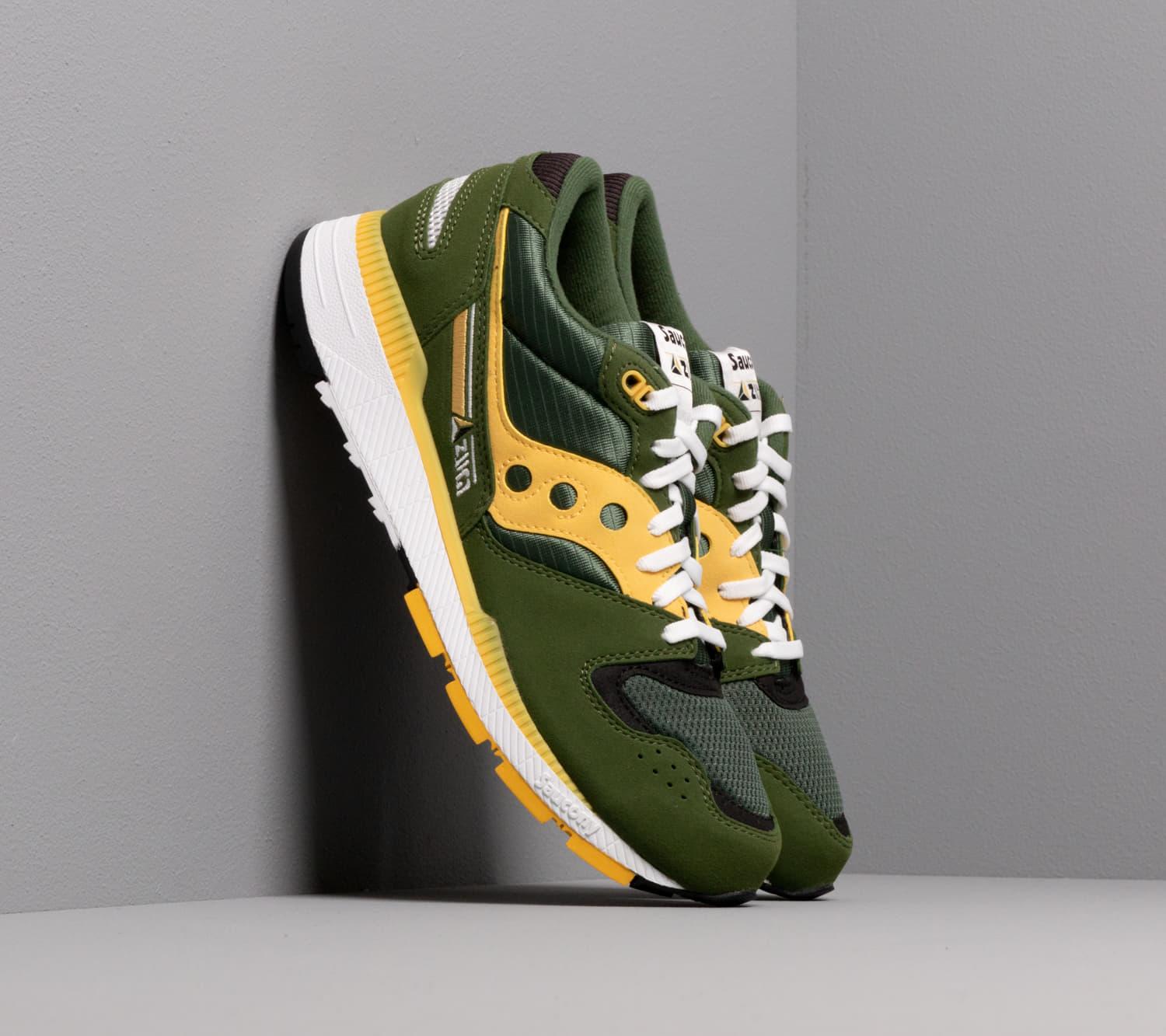 saucony azura green yellow