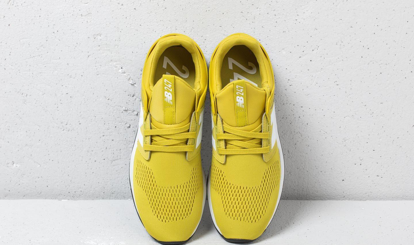 New Balance 247 Lime/ White in Yellow 