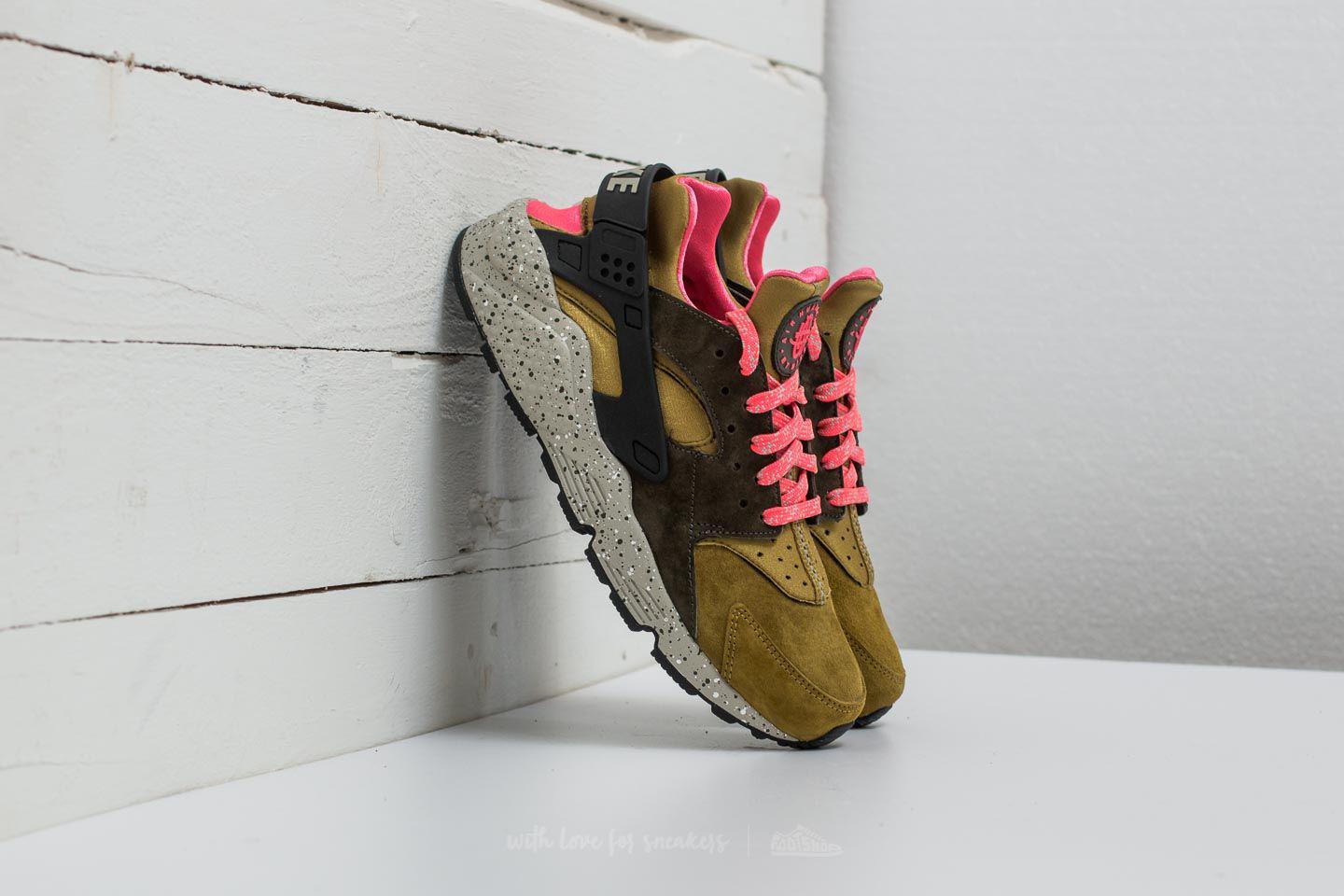 nike huarache desert moss Nike Suede Air Huarache Run Premium Desert Moss/ Cobblestone for