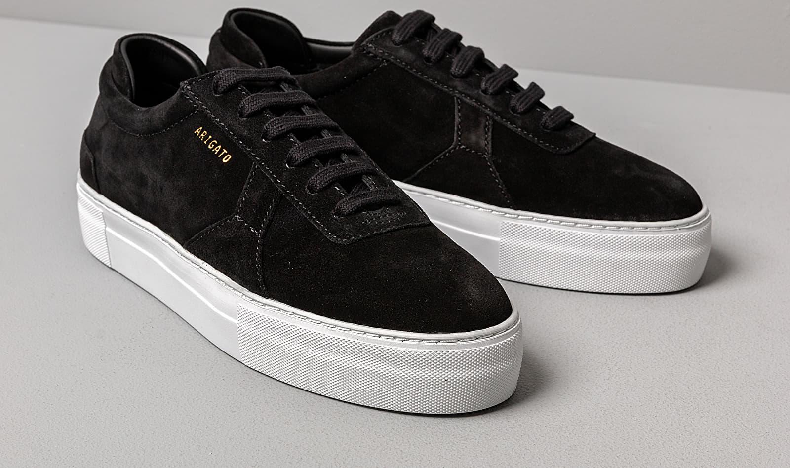 Axel arigato platform sneaker black cheap suede leather