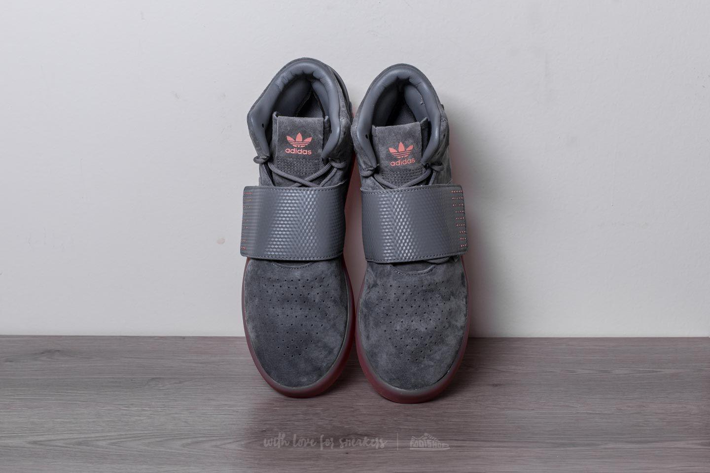adidas tubular invader strap grey
